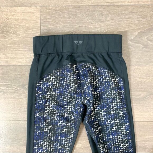 Industry Women's Leggings Tights Activewear High Rise Print pattern Black XS - Picture 8 of 10